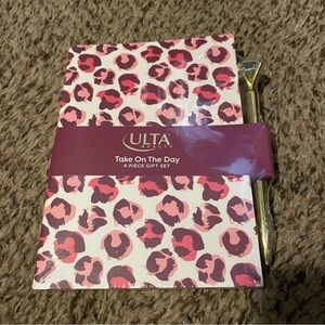 Ulta Pink Leopard Notebook & Pen Gift Set